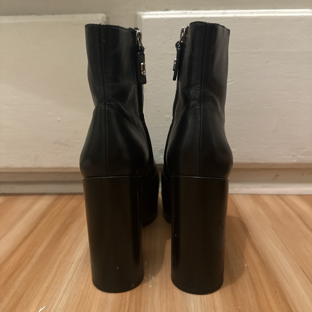 Black Marc Jacobs Platform Ankle Boots - Picture 3 of 5
